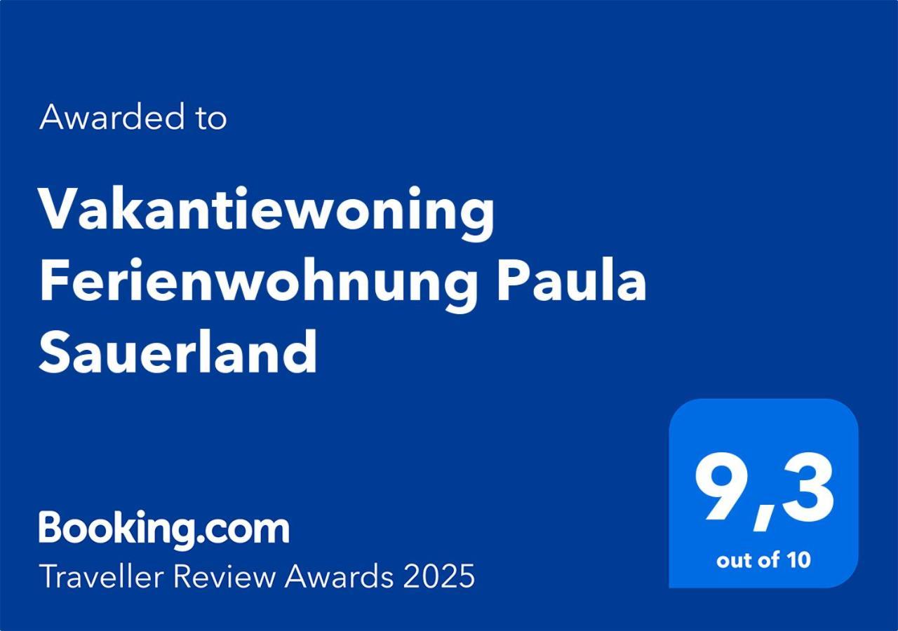 Vakantiewoning Ferienwohnung Paula Sauerland Schmallenberg Zewnętrze zdjęcie